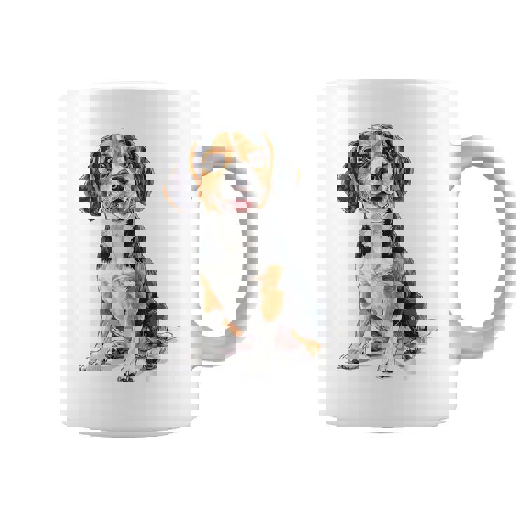 ビーグル 犬 モチーフ ペット イラスト ビーグル コーヒーマグ