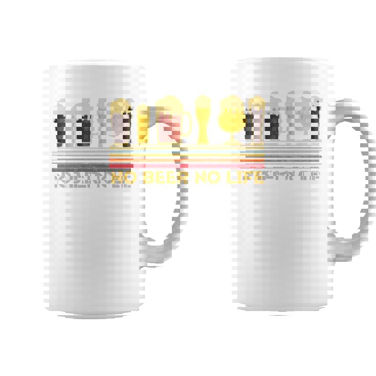 ビール 酒 面白いtシャツ No Beer No Life 飲み おもしろ 飲み会 のんべえ メンズ ネタ 服 長袖tシャツ コーヒーマグ