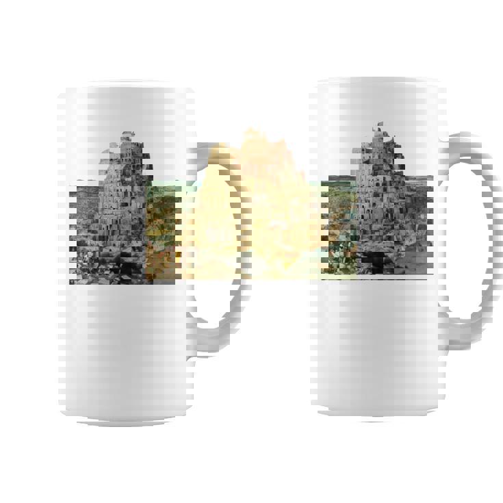 ピーテル・ブリューゲルによるバベルの塔 1563 長袖tシャツ コーヒーマグ