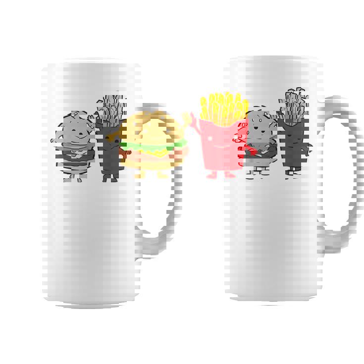 フライドポテト ハンバーガー チーズバーガー 友達 ファストフード フライドポテト コーヒーマグ