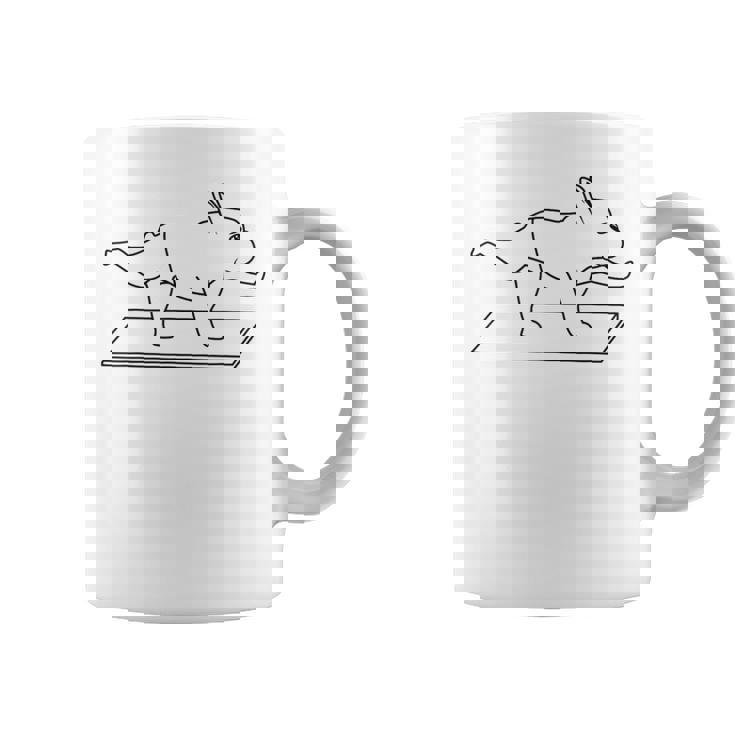 フレンチブルドッグ ヨガ 犬 Frenchie コーヒーマグ