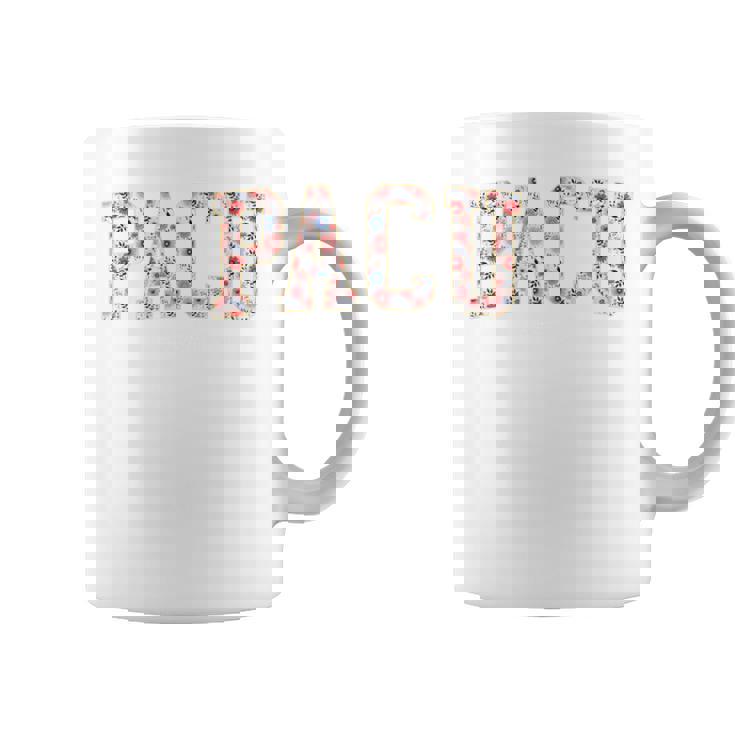 フローラルpacu看護師が周術期看護師で目覚める 長袖tシャツ コーヒーマグ