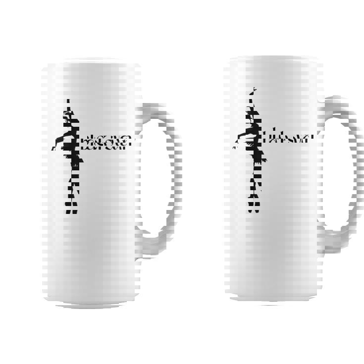 ブラックスワンレイクバレエバレリーナポワントダンスダンサーグラフィック コーヒーマグ