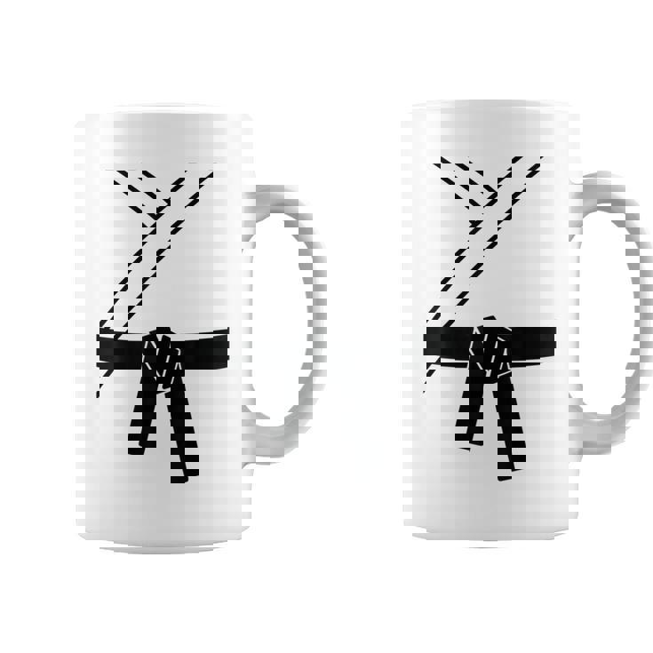 ブラックベルトコスチューム 空手着 柔道 テコンドー カンフー 武道 コーヒーマグ