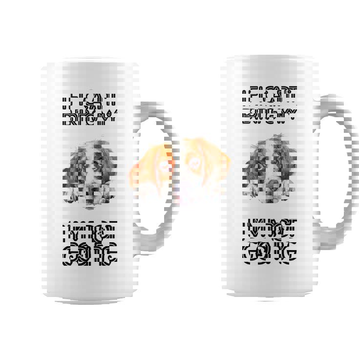 ブリタニー・スパニエル犬を連れて行けないなら行かない コーヒーマグ