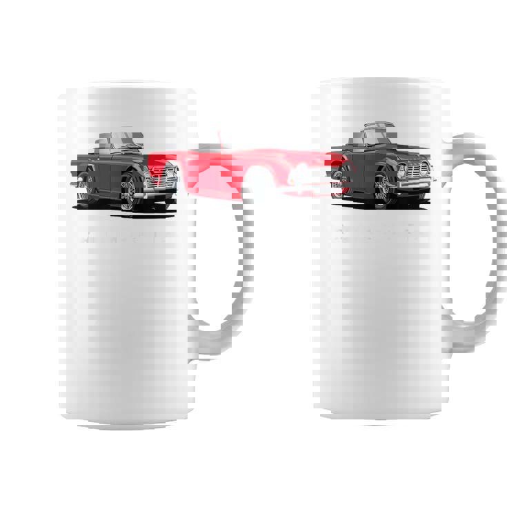 ブリティッシュクラシックスポーツカー トライアンフ Tr4 コーヒーマグ