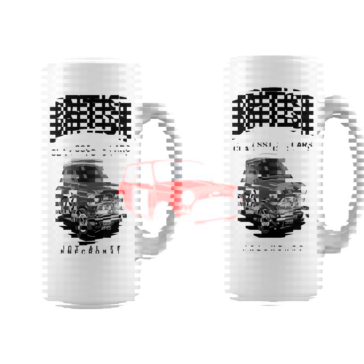 ブリティッシュクラシックスポーツカーズ 有名なラリーミニ コーヒーマグ