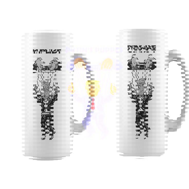 プーチンの操り人形トランプはロシアの資産政治パロディです コーヒーマグ