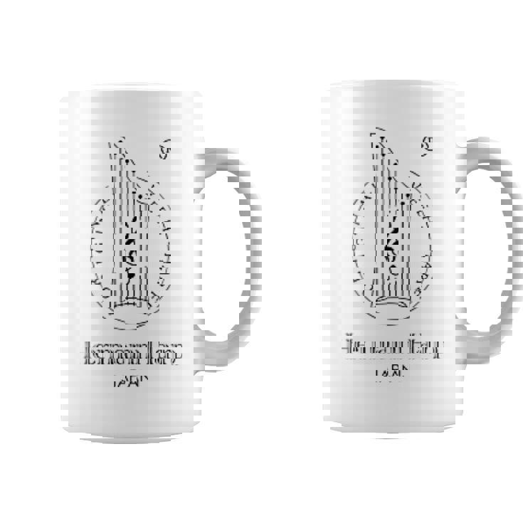 ヘルマンハープ・黒ロゴ コーヒーマグ