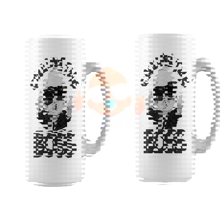 ベイビー・ボス「コール・ミー・ボス」ライク・ア・ボス・キッズ コーヒーマグ