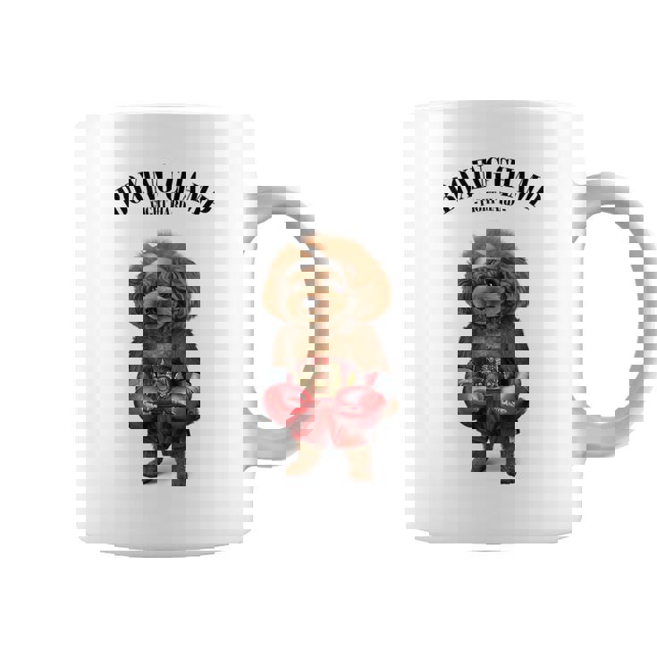 ボクシングチャンピオン プードル ドッグファイター コーヒーマグ