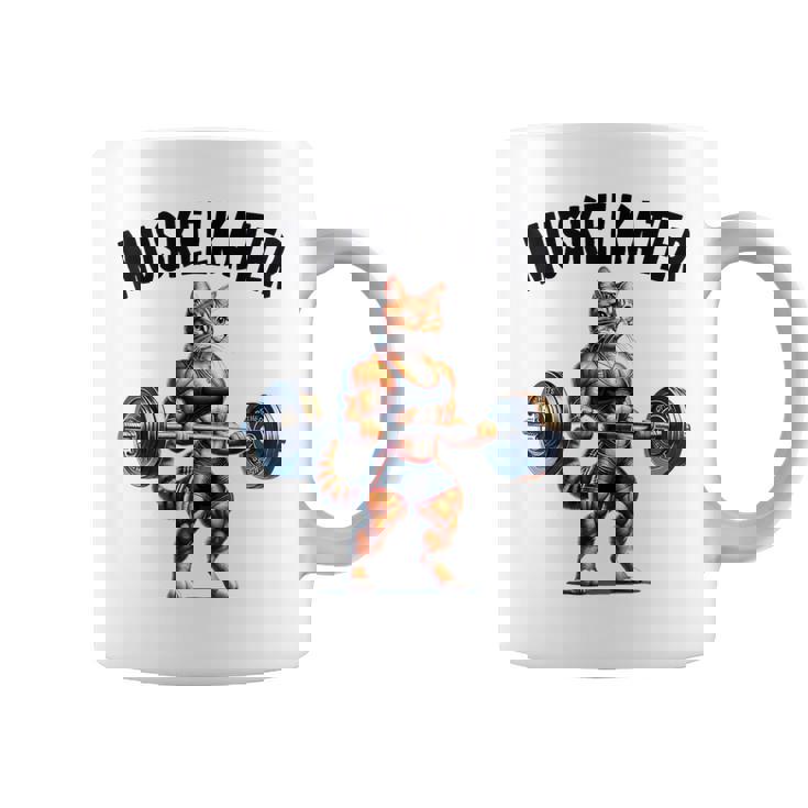 ボディービルダーのためのベアバーベルデザイン ボディービル コーヒーマグ