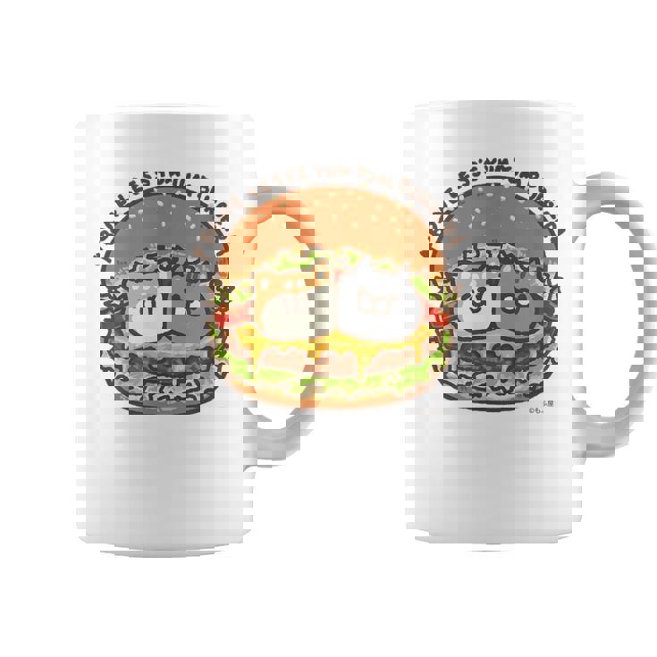 ボンレス犬とボンレス猫 ハンバーガー コーヒーマグ