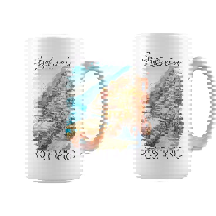 ポジターノ イタリア 旅行 冒険 ミート・ミー・イン・ポジターノ コーヒーマグ