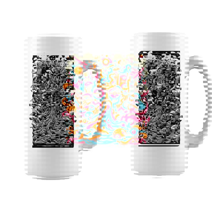 ポップシュールレアリズムローブロウアート 長袖tシャツ コーヒーマグ