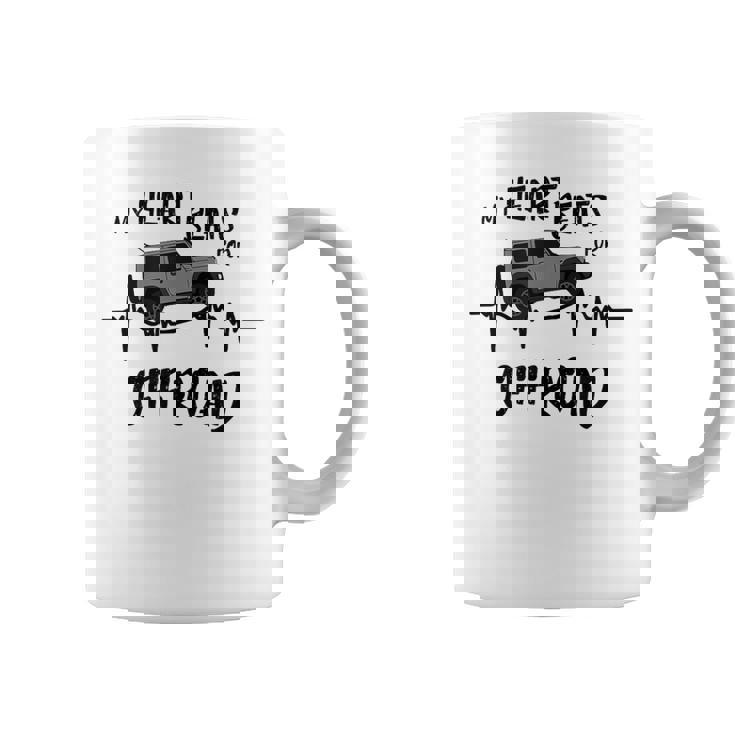 マイハートビーツフォーオフロード 4X4 Jb74 Gj 4Wd ファン用 コーヒーマグ