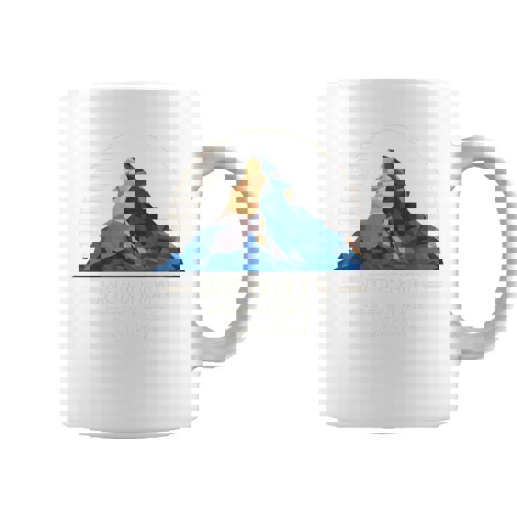 マッターホルン山 ツェルマット ハイキング スイス ギフト 長袖tシャツ コーヒーマグ