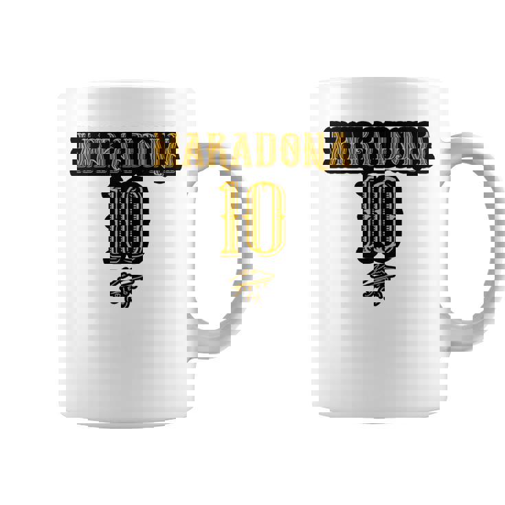 マラドーナ 10 長袖tシャツ コーヒーマグ