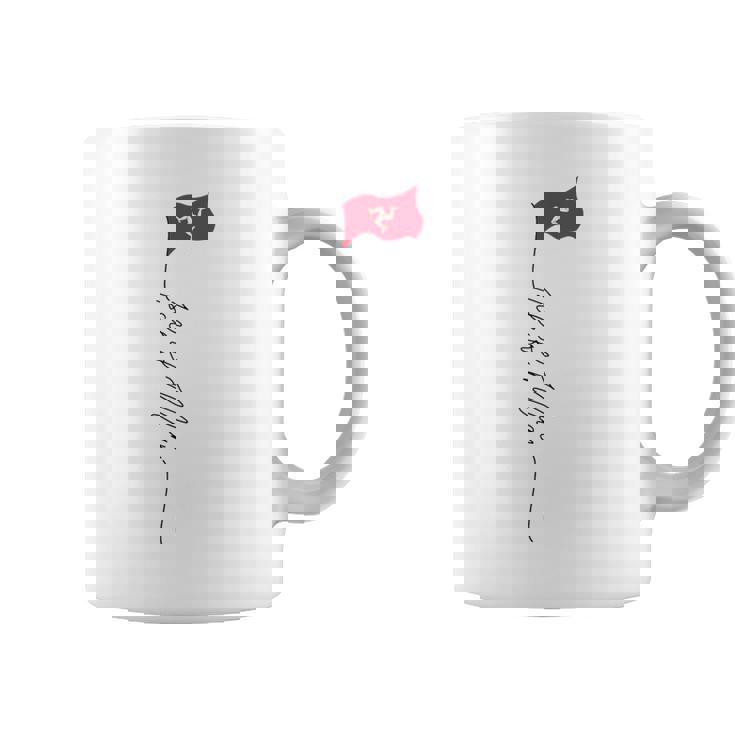 マン島の旗 マン島 マン島 愛国的な旗 コーヒーマグ