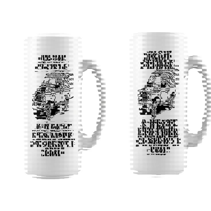 ミリタリーユーモア ランドローバーのファン コーヒーマグ