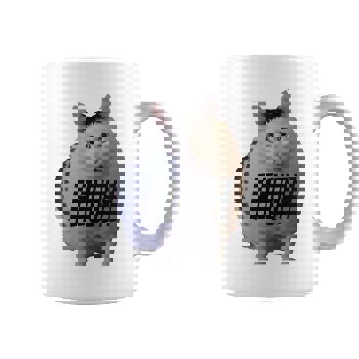 ミームハァキャット面白い 長袖tシャツ コーヒーマグ