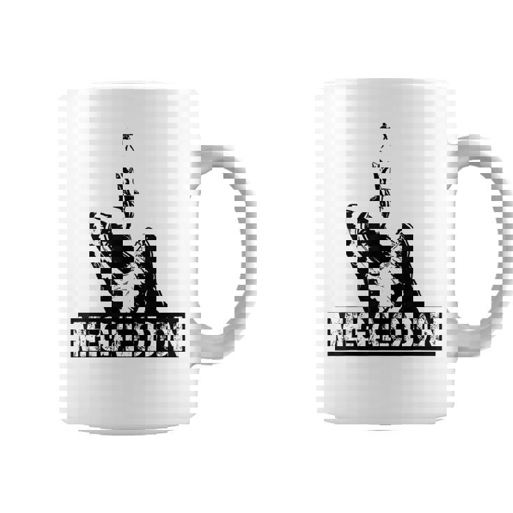 メガロドン ホオジロザメ ジャイアントシャーク サメの恋人 ダイバー コーヒーマグ