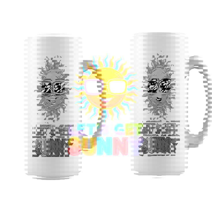 モチベーション輝くレッツゲットサニー活気 コーヒーマグ