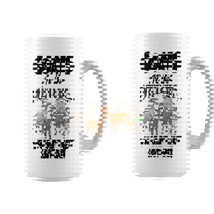 ヤギの恋人たちのためのヤギシャツ 農場アパレル ミームパンファニーヤギ 長袖tシャツ コーヒーマグ