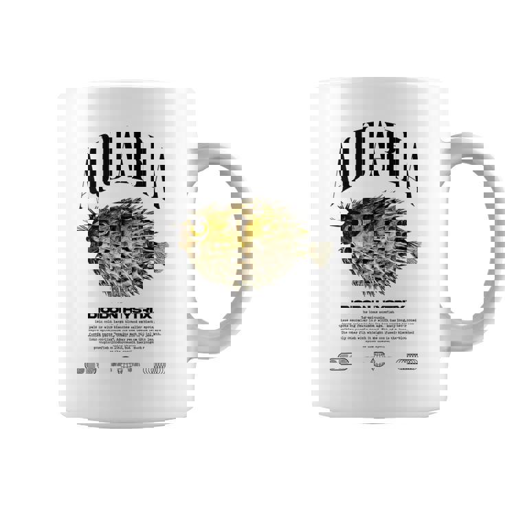 ヤマアラシ フグ 魚飼い モダンストリートウェア コーヒーマグ