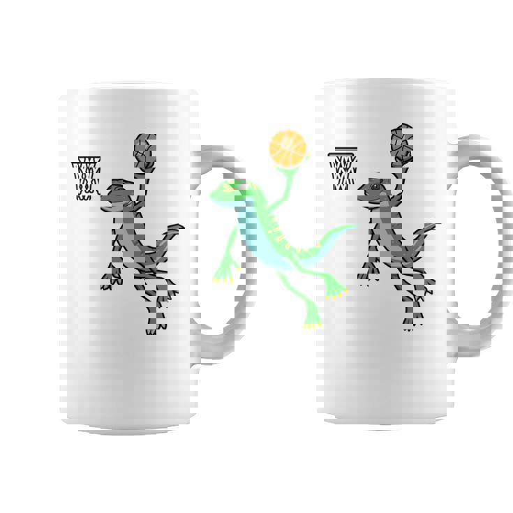 ヤモリ バスケットボール ホビー スポーツ 爬虫類 長袖tシャツ コーヒーマグ