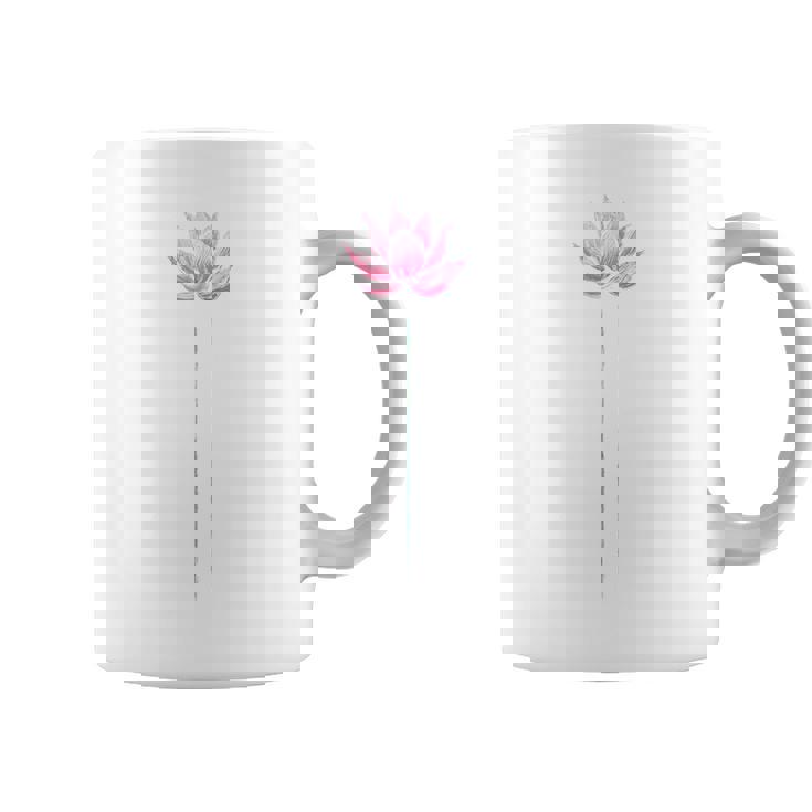 ヨガ エレガント 蓮の花 和書風 デザイン コーヒーマグ