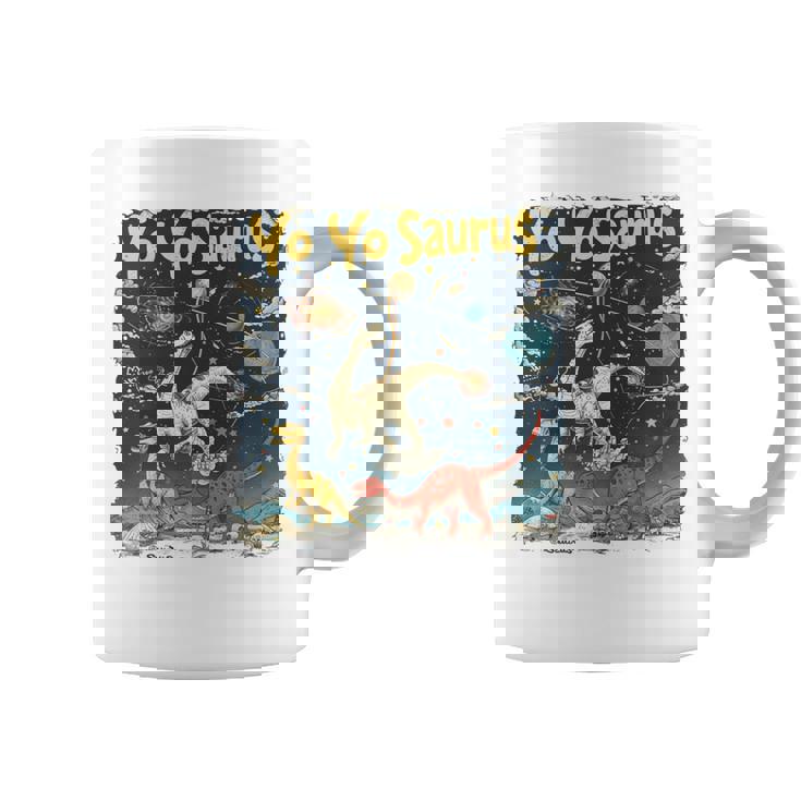 ヨーヨーザウルスファニーヨーヨー時代 長袖tシャツ コーヒーマグ