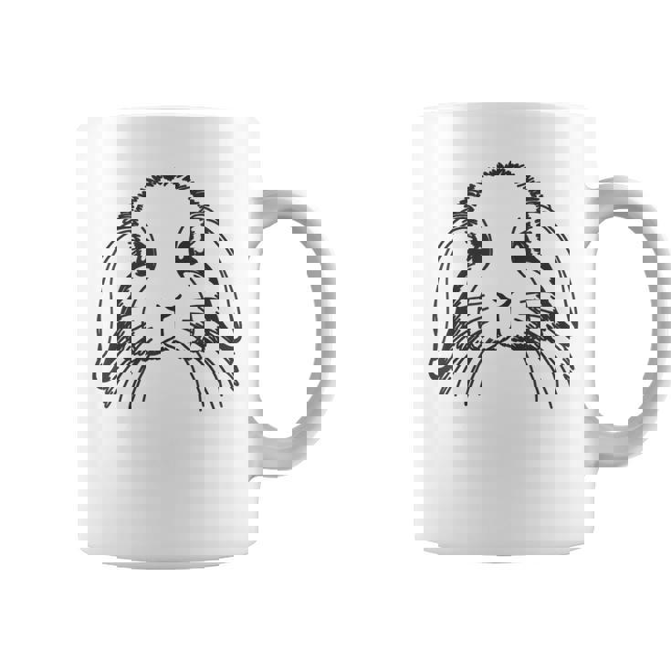 ラインアートダッドママラビット-ホーランドロップ コーヒーマグ