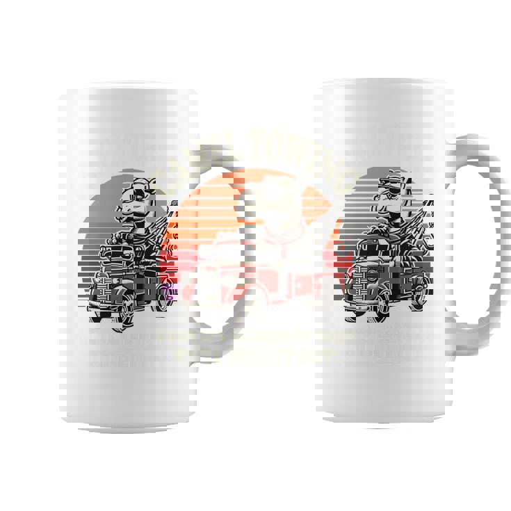 ラクダ牽引、しっかりと固定されている場合は引き出します。 長袖tシャツ コーヒーマグ