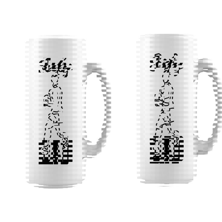 メンズ ラグビー お父さん ラグビーコーチ サッカー 父の日 コーヒーマグ