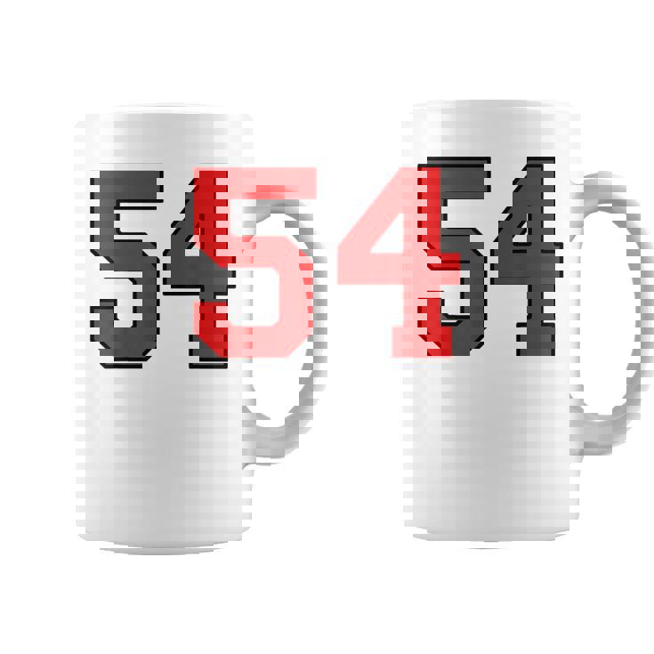 ラッキーナンバー54 クラシックカレッジアメリカン代表チームのファンプレイヤー コーヒーマグ