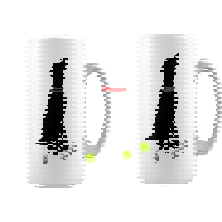 ラブラドールレトリバー 犬 イエロー ラボ テニスボール ギフト コーヒーマグ