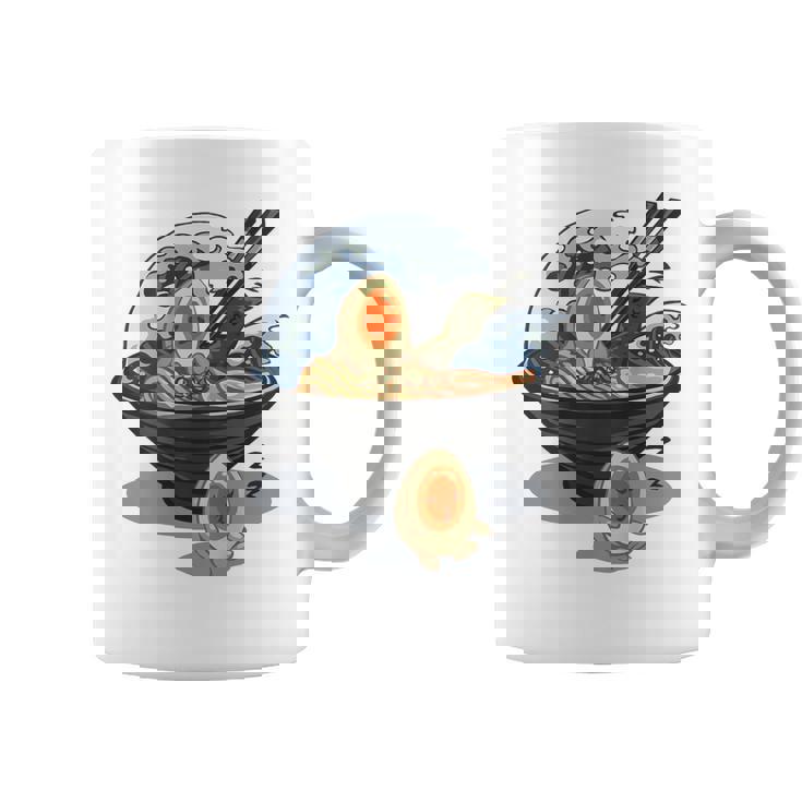 ラーメン 海 波 寝ぼける たまご コーヒーマグ