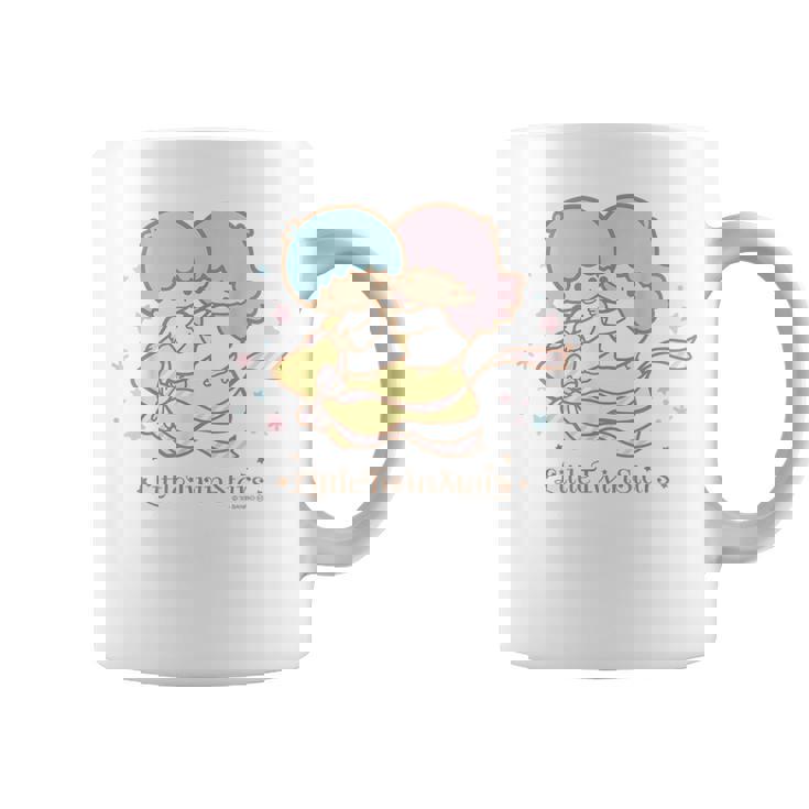 リトルツインスターズ ほしにのって ライトカラー コーヒーマグ