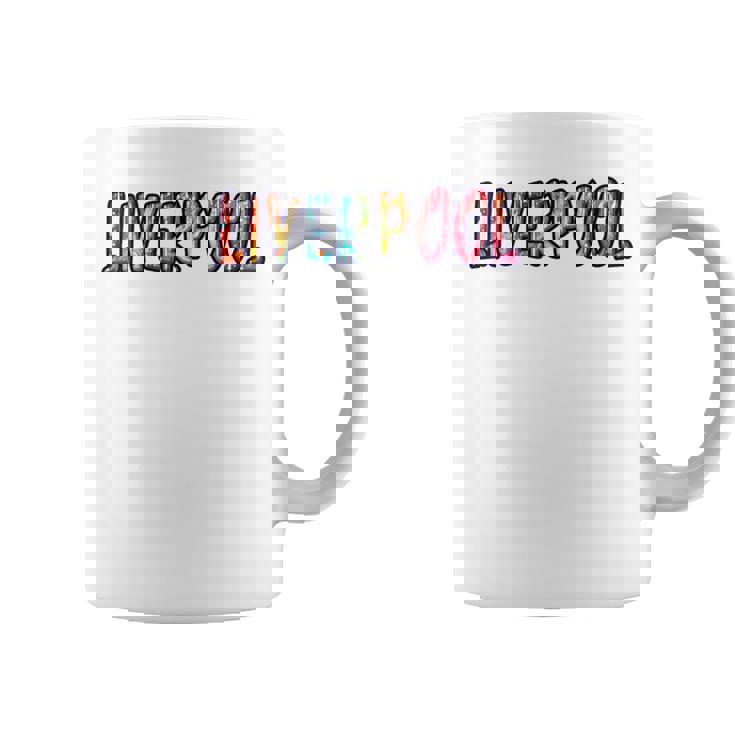 リバプールイングランド リバプールグラフィック コーヒーマグ