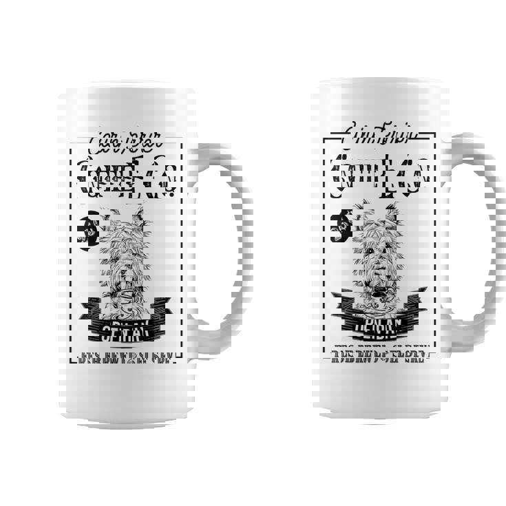 レトロ ケアンテリア コーヒー 面白い 犬 ママ コーヒー愛好家 コーヒーマグ