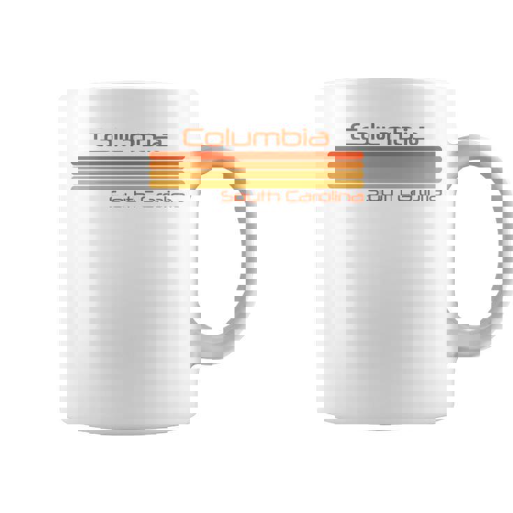 レトロ コロンビア サウスカロライナ 長袖tシャツ コーヒーマグ