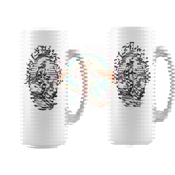 レトロ ヴィンテージ ウィスラー ブラッコム カナダ スキー リゾート 冬 コーヒーマグ