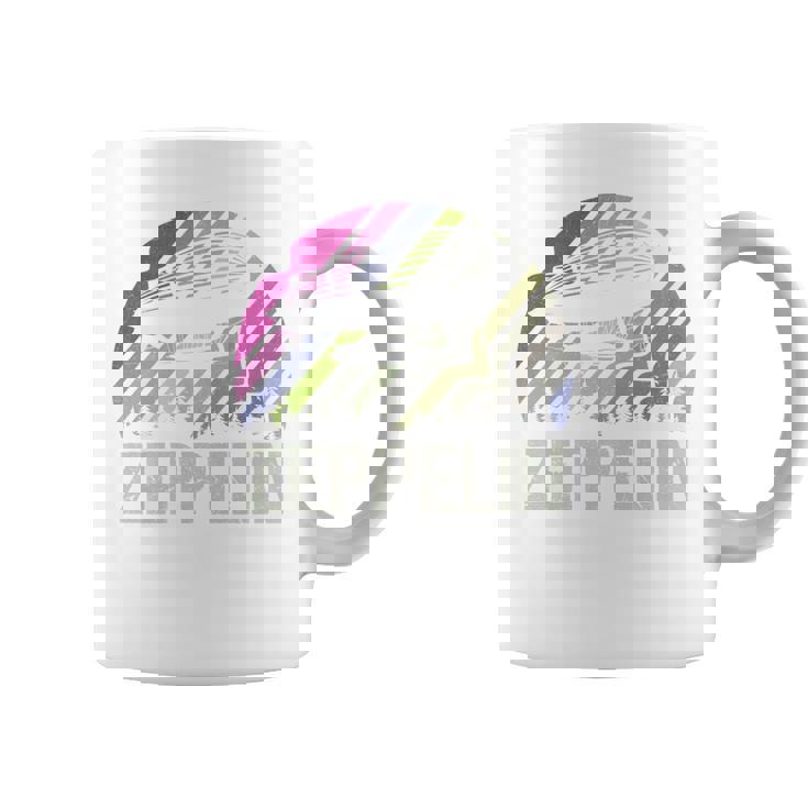 レトロ ヴィンテージ ツェッペリン 飛行船 航空 飛行船 メンズ レディース キッズ 長袖tシャツ コーヒーマグ