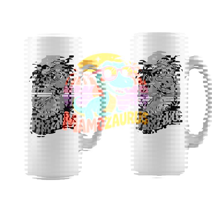 レトロマモザウルス恐竜ギフト ポーランドのお母さん Trexポーランド コーヒーマグ