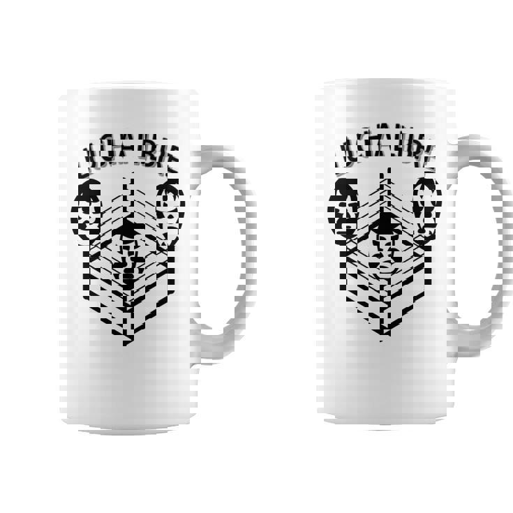 レトロレスリングテレビルチャリブレ 長袖tシャツ コーヒーマグ