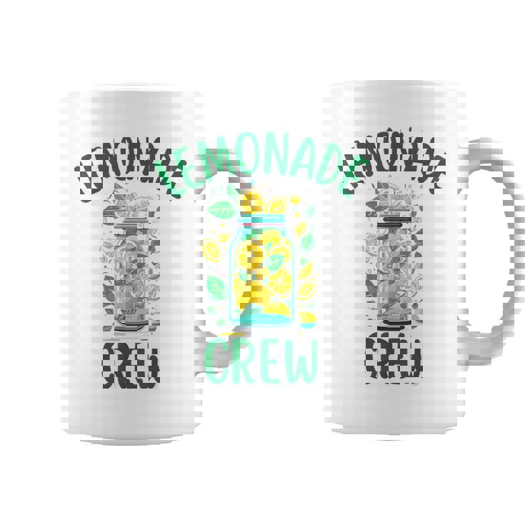 レモネードスタンドシャツ クルーとボス レモンジュース サマーイエロー コーヒーマグ