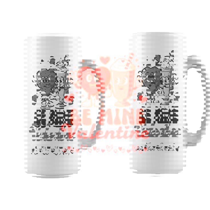 ロマンチックな手描きのスタイル バレンタインデー コーヒーマグ