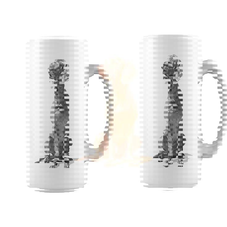 ワイマラナー 犬 グラフィック ペット イラスト ワイマラナー コーヒーマグ