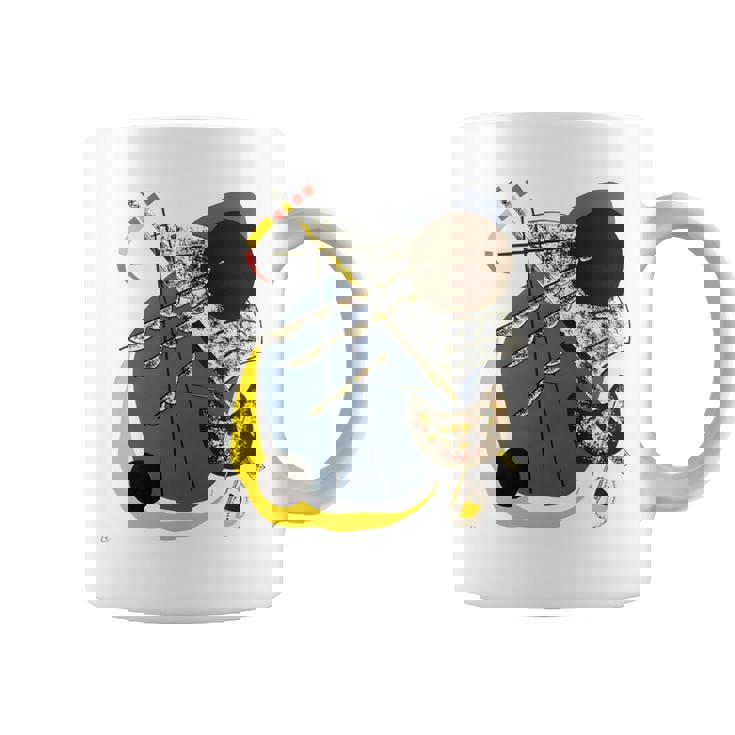 ワシリー・カンディンスキー作「スモール・ワールドii」1922 長袖tシャツ コーヒーマグ